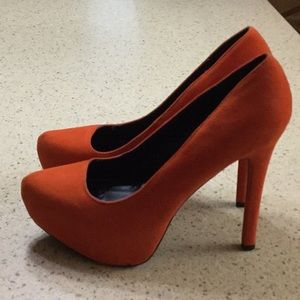 Orange heels